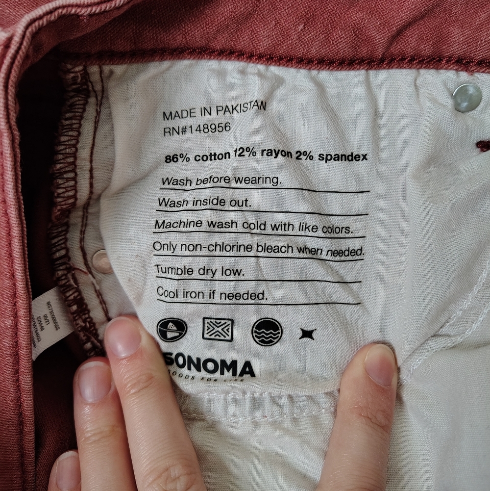 Sonoma Women's Size 10S Rust-colored Skinny Jeans - Picture 4 of 8